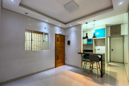 Sala de casa para alugar com 2 quartos, 50m² em Jardim Trevo, Praia Grande