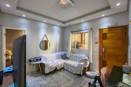 Sala de casa para alugar com 2 quartos, 50m² em Jardim Trevo, Praia Grande