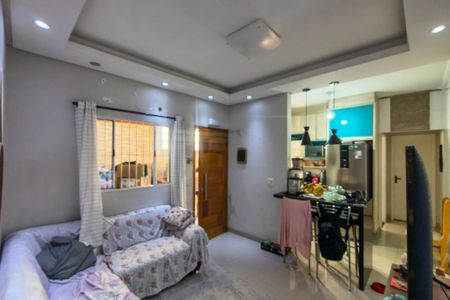 Sala de casa para alugar com 2 quartos, 50m² em Jardim Trevo, Praia Grande