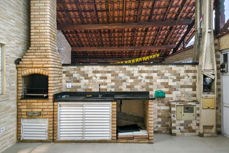Garagem de casa para alugar com 2 quartos, 50m² em Jardim Trevo, Praia Grande