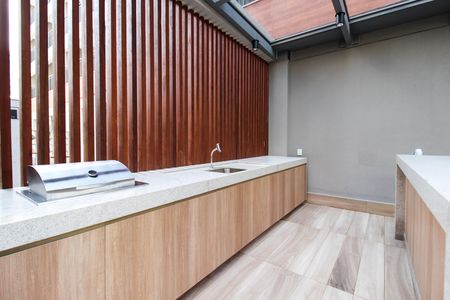 Studio à venda com 25m², 1 quarto e sem vaga Studio à venda com 25m², 1 quarto e sem vagaÁrea comum - Churrasqueira