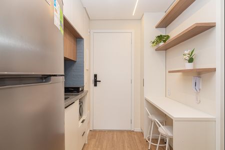 Studio para alugar com 25m², 1 quarto e sem vaga Studio para alugar com 25m², 1 quarto e sem vagaCozinha
