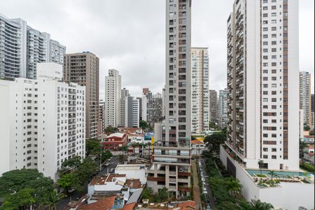 Vista do Quarto de kitnet/studio para alugar com 1 quarto, 25m² em Santo Amaro, São Paulo