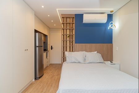 Studio para alugar com 25m², 1 quarto e sem vaga Studio para alugar com 25m², 1 quarto e sem vagaQuarto