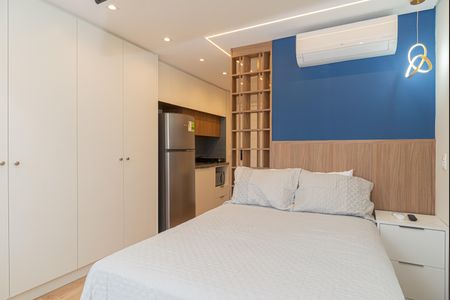 Studio para alugar com 25m², 1 quarto e sem vaga Studio para alugar com 25m², 1 quarto e sem vagaQuarto