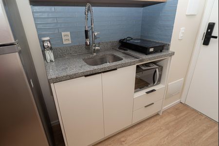 Studio para alugar com 25m², 1 quarto e sem vaga Studio para alugar com 25m², 1 quarto e sem vagaCozinha