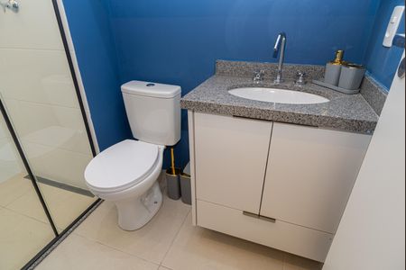 Studio para alugar com 25m², 1 quarto e sem vaga Studio para alugar com 25m², 1 quarto e sem vagaBanheiro