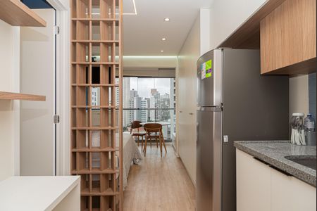 Studio para alugar com 25m², 1 quarto e sem vaga Studio para alugar com 25m², 1 quarto e sem vagaCozinha