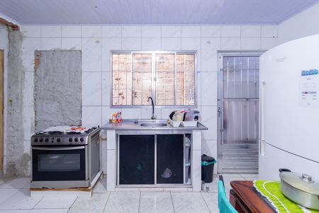 Cozinha de casa para alugar com 2 quartos, 82m² em Estância Jaraguá, São Paulo