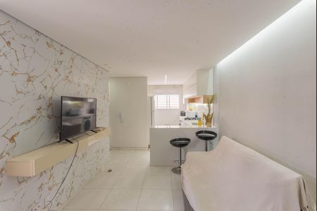 Sala de apartamento para alugar com 2 quartos, 49m² em Recanto do Sol I, Campinas