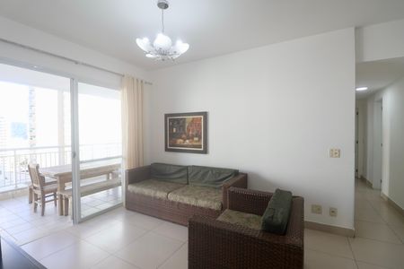Sala de apartamento para alugar com 3 quartos, 118m² em Jardim Asturias, Guarujá