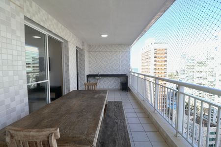Varanda de apartamento para alugar com 3 quartos, 118m² em Jardim Asturias, Guarujá