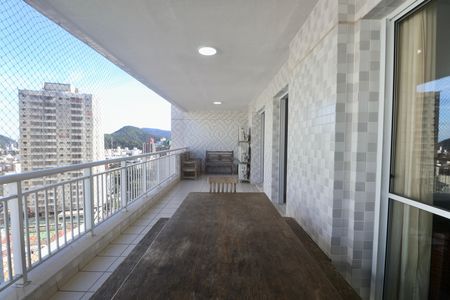 Varanda de apartamento para alugar com 3 quartos, 118m² em Jardim Asturias, Guarujá