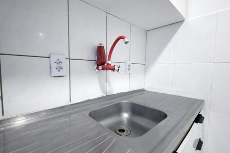 Cozinha de apartamento à venda com 2 quartos, 50m² em Parque Erasmo Assunção, Santo André