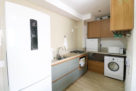 Sala / Cozinha de apartamento à venda com 2 quartos, 35m² em Jardim Promissao, São Paulo