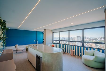Apartamento para alugar com 27m², 1 quarto e sem vaga Apartamento para alugar com 27m², 1 quarto e sem vagaÁrea comum - Espaço Coworking