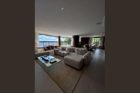 Sala  de apartamento à venda com 4 quartos, 250m² em Santa Lúcia, Belo Horizonte