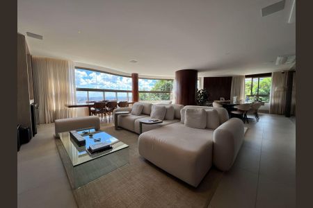 Sala  de apartamento à venda com 4 quartos, 250m² em Santa Lúcia, Belo Horizonte