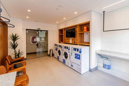 Apartamento para alugar com 26m², 1 quarto e sem vaga Apartamento para alugar com 26m², 1 quarto e sem vagaÁrea comum - Lavanderia