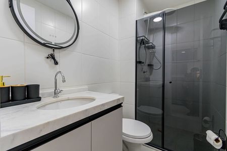 Apartamento para alugar com 26m², 1 quarto e sem vaga Apartamento para alugar com 26m², 1 quarto e sem vagaBanheiro