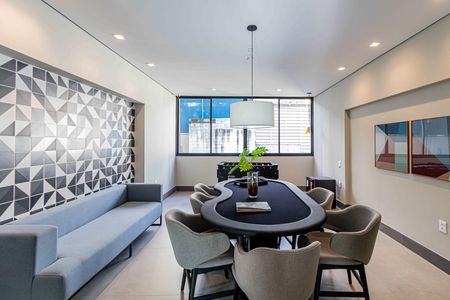 Apartamento para alugar com 26m², 1 quarto e sem vaga Apartamento para alugar com 26m², 1 quarto e sem vagaÁrea comum - Sala de jogos