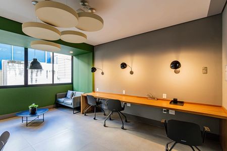 Apartamento para alugar com 26m², 1 quarto e sem vaga Apartamento para alugar com 26m², 1 quarto e sem vagaÁrea comum - Coworking