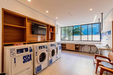 Apartamento para alugar com 26m², 1 quarto e sem vaga Apartamento para alugar com 26m², 1 quarto e sem vagaÁrea comum - Lavanderia