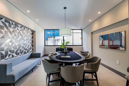 Apartamento para alugar com 26m², 1 quarto e sem vaga Apartamento para alugar com 26m², 1 quarto e sem vagaÁrea comum - Sala de jogos