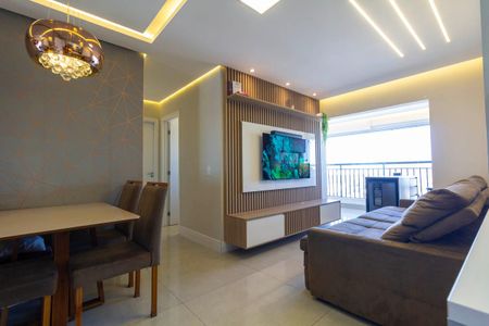 Sala de apartamento à venda com 2 quartos, 63m² em Vila Guilhermina, São Paulo