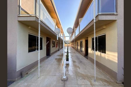 Casa de condomínio à venda com 93m², 3 quartos e 2 vagasFachada das casas