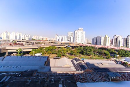 Vista da Varanda de apartamento à venda com 1 quarto, 28m² em Brás, São Paulo