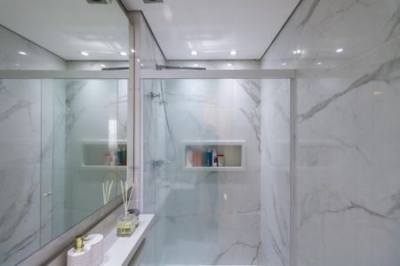 Apartamento à venda com 54m², 2 quartos e 1 vaga Apartamento à venda com 54m², 2 quartos e 1 vagaBanheiro da Suíte