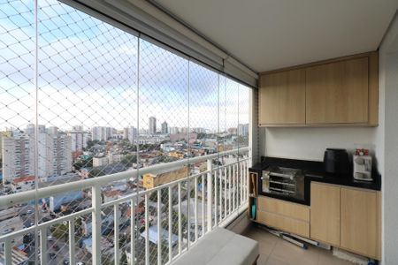 Varanda de apartamento à venda com 2 quartos, 54m² em Centro, Diadema