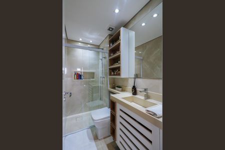 Banheiro Social de apartamento à venda com 2 quartos, 54m² em Centro, Diadema