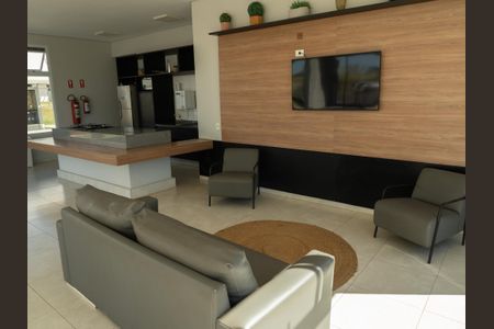 Casa de condomínio para alugar com 84m², 2 quartos e 2 vagas Casa de condomínio para alugar com 84m², 2 quartos e 2 vagasÁrea comum - Salão de festas