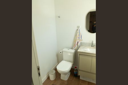Lavabo de casa de condomínio para alugar com 2 quartos, 84m² em Balneário Tropical, Paulínia