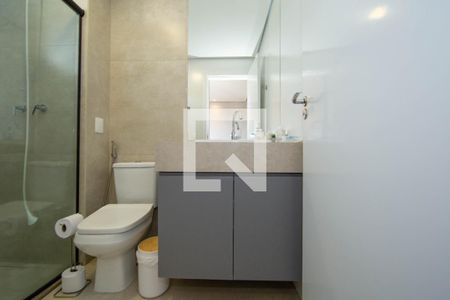 Banheiro de apartamento para alugar com 1 quarto, 40m² em Cruzeiro, Belo Horizonte