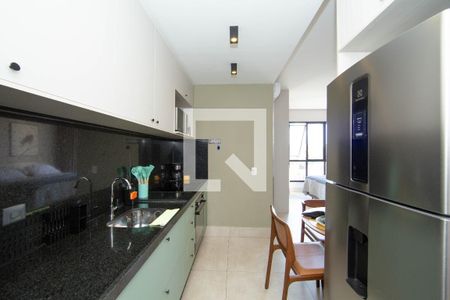 Cozinha de apartamento para alugar com 1 quarto, 40m² em Cruzeiro, Belo Horizonte