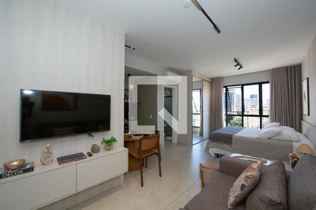 Sala de apartamento para alugar com 1 quarto, 40m² em Cruzeiro, Belo Horizonte