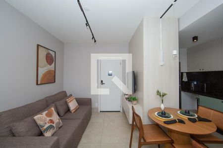 Sala de apartamento para alugar com 1 quarto, 40m² em Cruzeiro, Belo Horizonte