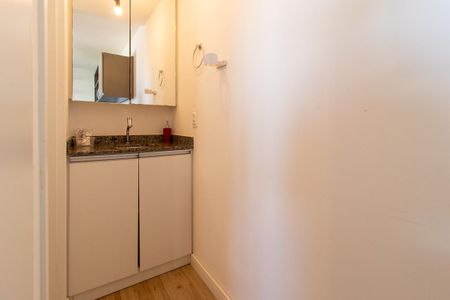 Studio para alugar com 17m², 1 quarto e sem vaga Studio para alugar com 17m², 1 quarto e sem vagaBanheiro