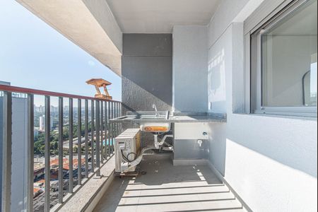 Studio para alugar com 32m², 1 quarto e sem vaga Studio para alugar com 32m², 1 quarto e sem vagaVaranda da Sala/cozinha