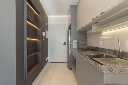 Studio para alugar com 32m², 1 quarto e sem vaga Studio para alugar com 32m², 1 quarto e sem vagaSala/cozinha