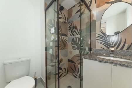 Studio para alugar com 32m², 1 quarto e sem vaga Studio para alugar com 32m², 1 quarto e sem vagaBanheiro