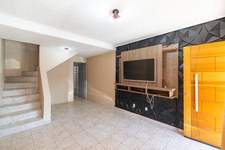 Sala de casa de condomínio para alugar com 2 quartos, 85m² em Americanópolis, São Paulo