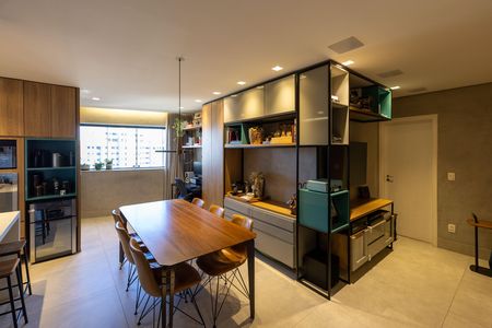 Sala de Jantar de apartamento à venda com 3 quartos, 87m² em Vila da Serra, Nova Lima
