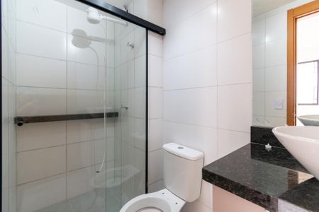Apartamento para alugar com 27m², 1 quarto e sem vaga Apartamento para alugar com 27m², 1 quarto e sem vagaBanheiro da Suíte