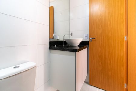 Banheiro da Suíte de apartamento para alugar com 1 quarto, 27m² em Jardim Oriental, São Paulo
