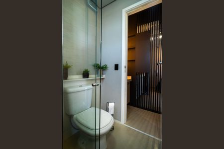 Studio para alugar com 33m², 1 quarto e 1 vaga Studio para alugar com 33m², 1 quarto e 1 vagaBanheiro