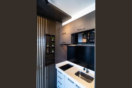 Studio para alugar com 33m², 1 quarto e 1 vaga Studio para alugar com 33m², 1 quarto e 1 vagaCozinha